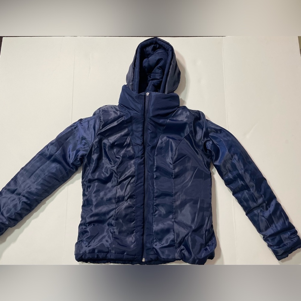 Women's Lightweight Packable Down Blue Jacket Coat - image 4